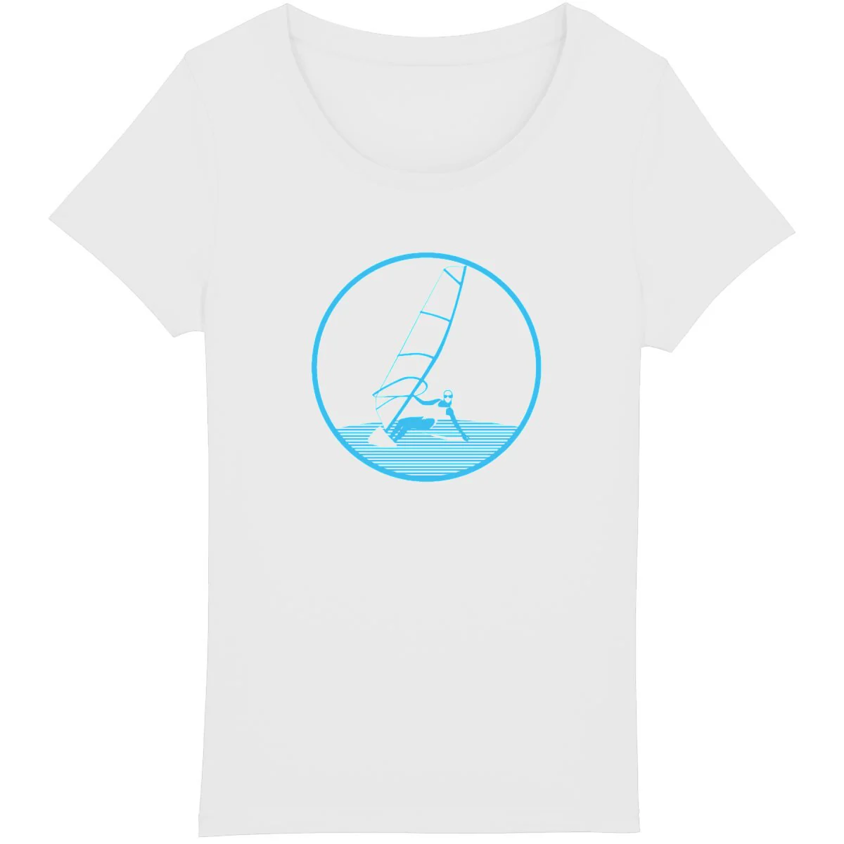 T-shirt Femme - Coupe Classique - 100% Coton BIO- Funboard W – Image 2