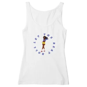 Débardeur Femme - Cintré - 100% Coton BIO - Let the beat roll