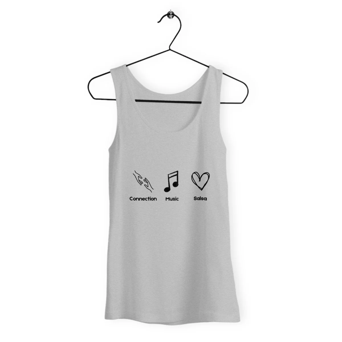 Débardeur ample - Femme - Connection music salsa – Image 3