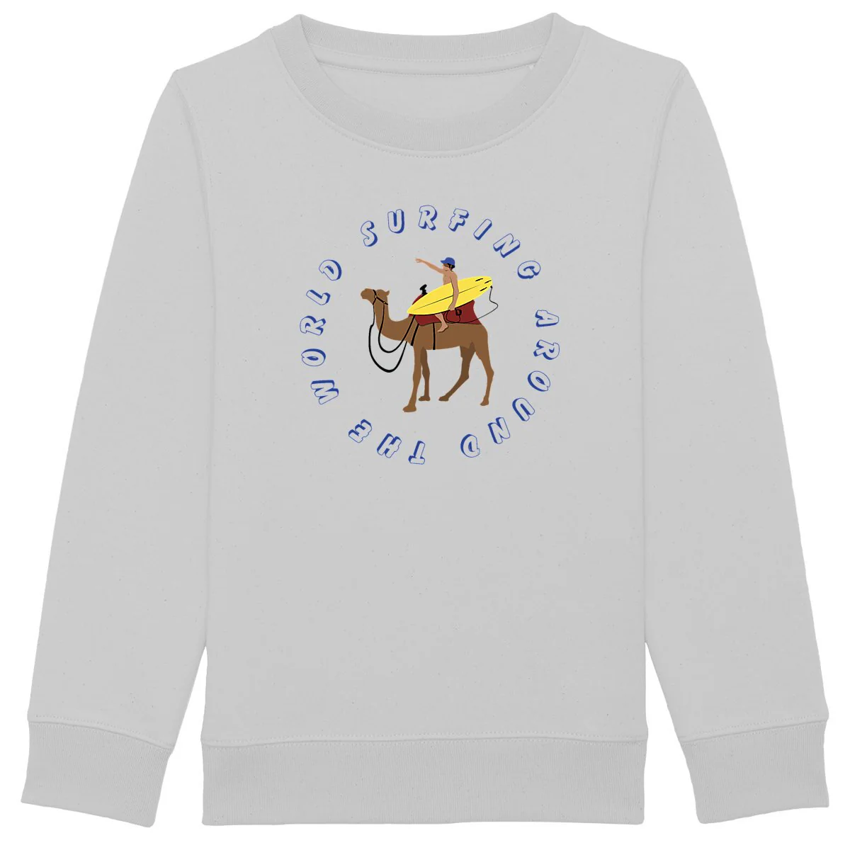 Sweatshirt Enfant - Garçon - Coton BIO - Surfing around the world – Image 5