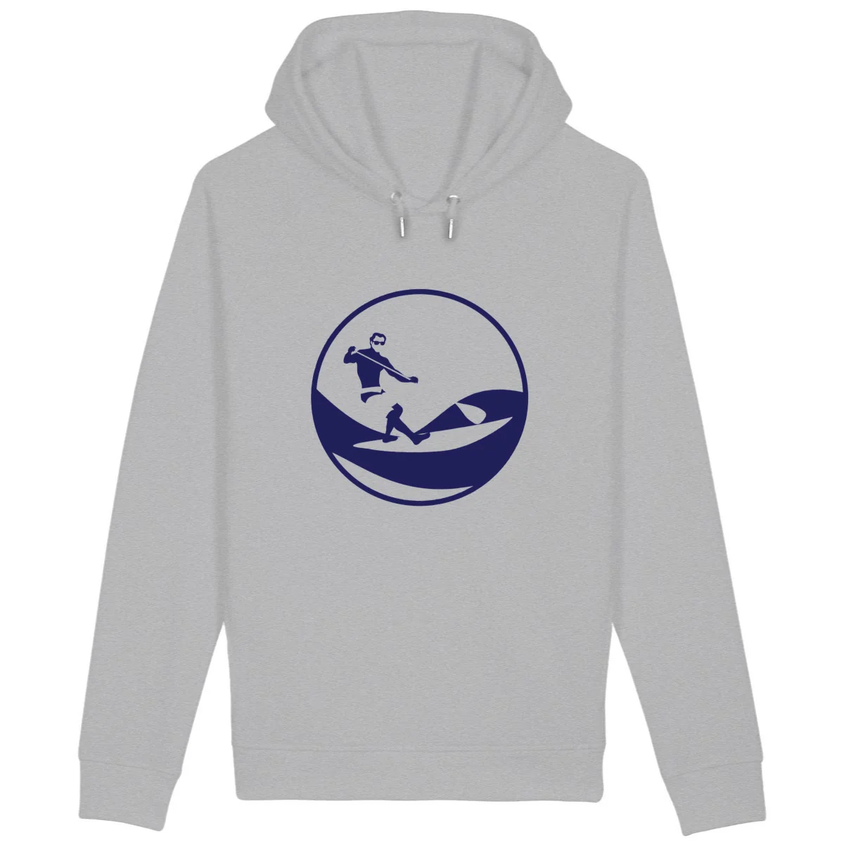 Sweatshirt à capuche Homme - Poches latérales - Coton BIO - Stand Up Paddle H – Image 4
