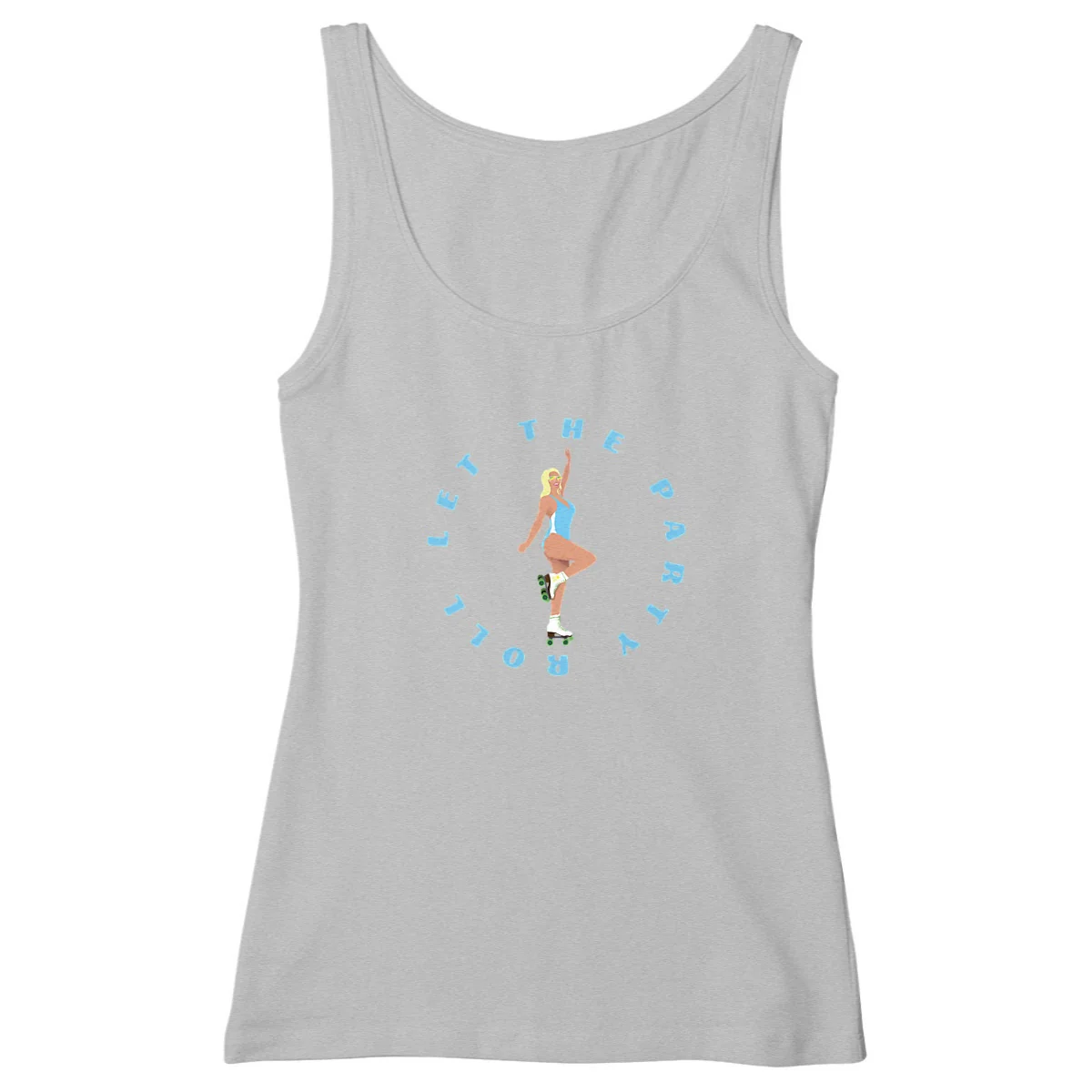 Débardeur Femme - Cintré - 100% Coton BIO - Let the party roll – Image 3