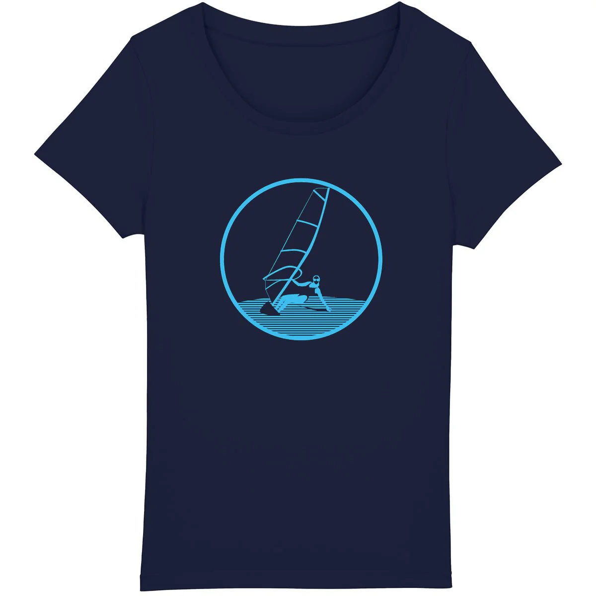 T-shirt Femme - Coupe Classique - 100% Coton BIO- Funboard W – Image 4