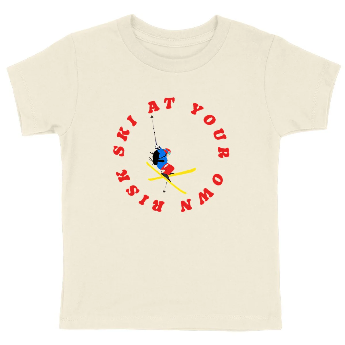 T-shirt Enfant - Garçon - 100% Coton BIO - Ski at your own risk – Image 7