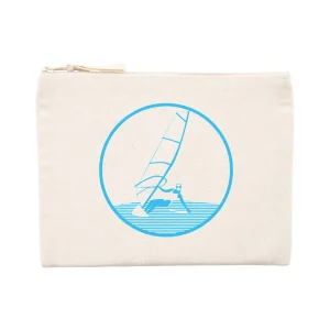 Pochette zippée - Coton recyclé - 21,5 x 16 cm - Funboard W