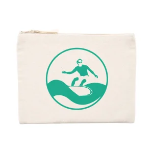 face_naturel_1680248052_405c3bfc-6224-4f7e-b530-d84e9e13622e.jpgv1693909579 Pochette zippée - Coton recyclé - 21,5 x 16 cm - Surf H