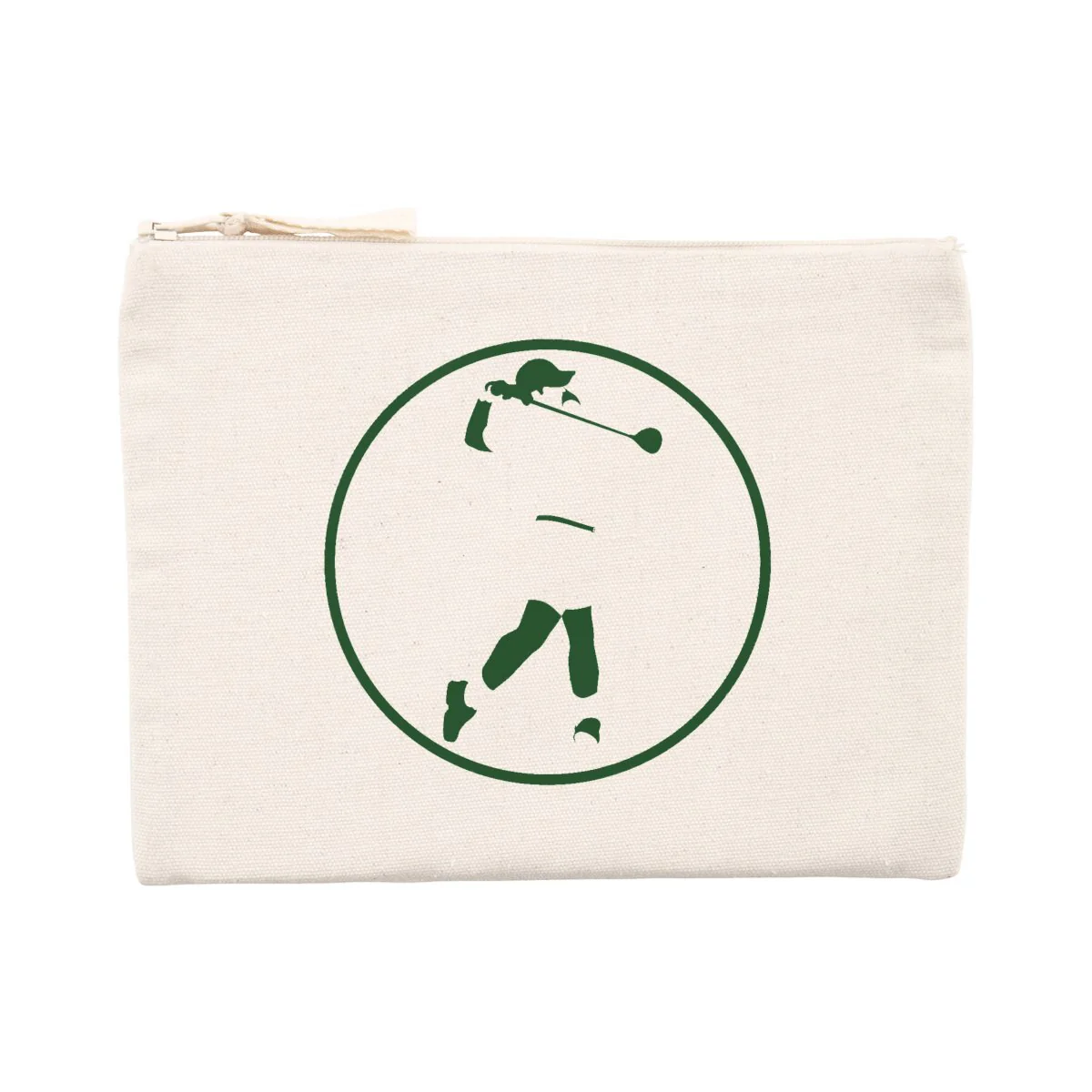 Pochette zippée - Coton recyclé - 21,5 x 16 cm - Golf H
