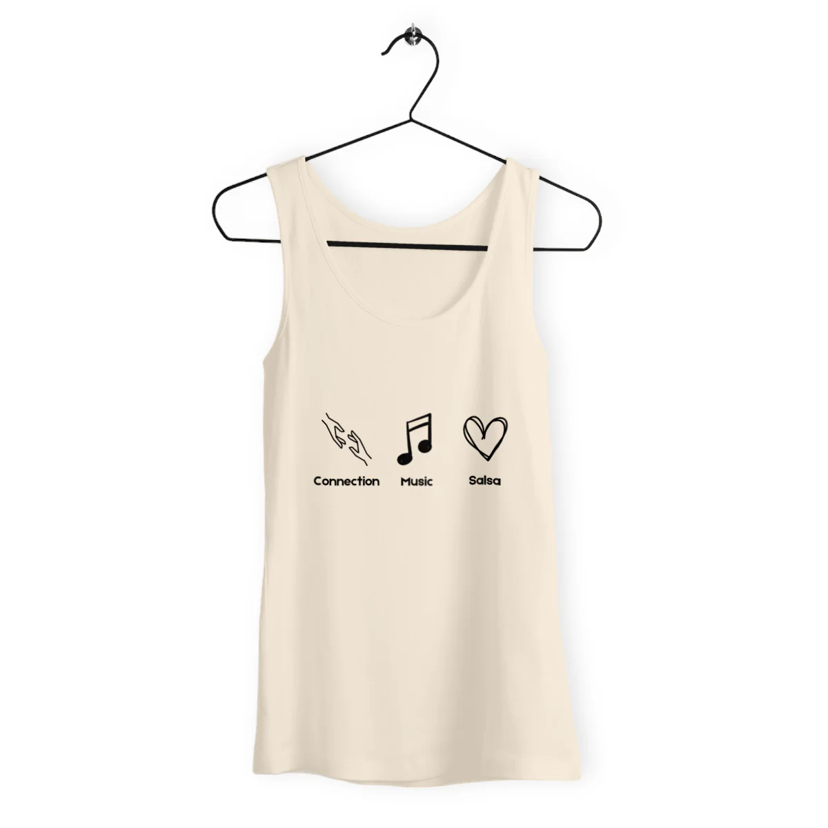 Débardeur ample - Femme - Connection music salsa – Image 4
