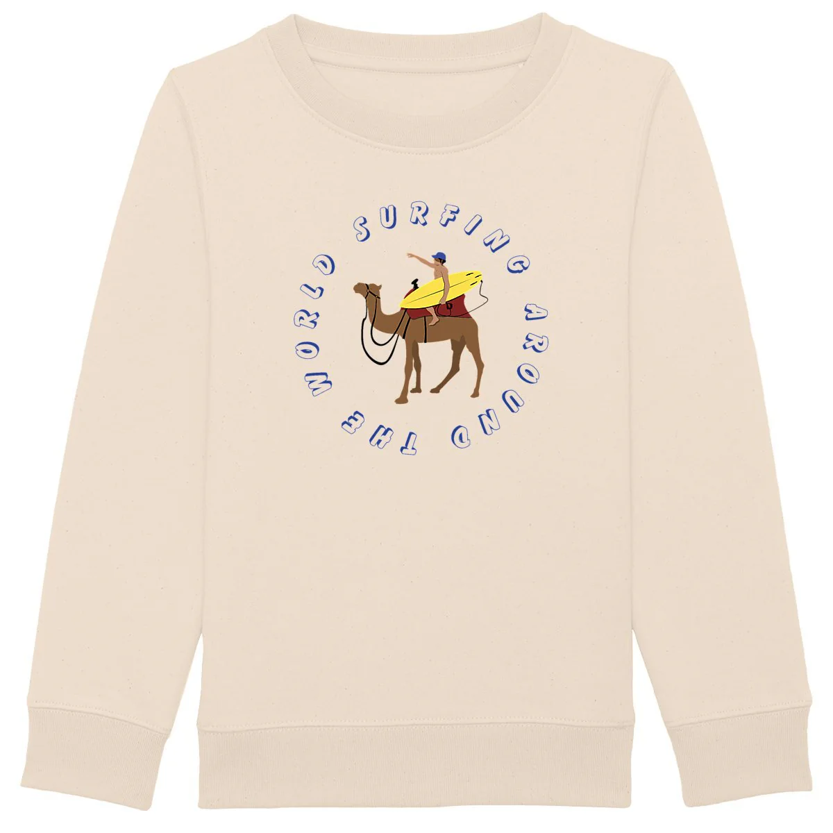Sweatshirt Enfant - Garçon - Coton BIO - Surfing around the world – Image 3