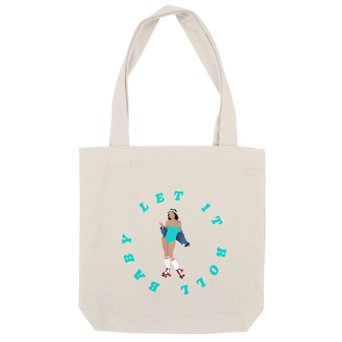 Tote bag - Épais - Coton recyclé - Let it roll baby