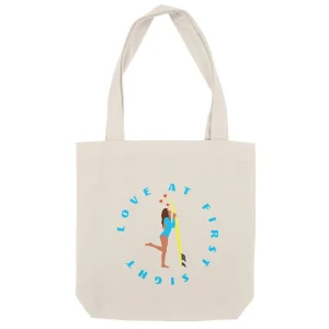 Tote bag - Épais - Coton recyclé - Love at first sight