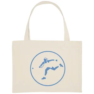 Grand Shopping bag - Épais - Coton recyclé - 49 x 37 cm - Tennis W