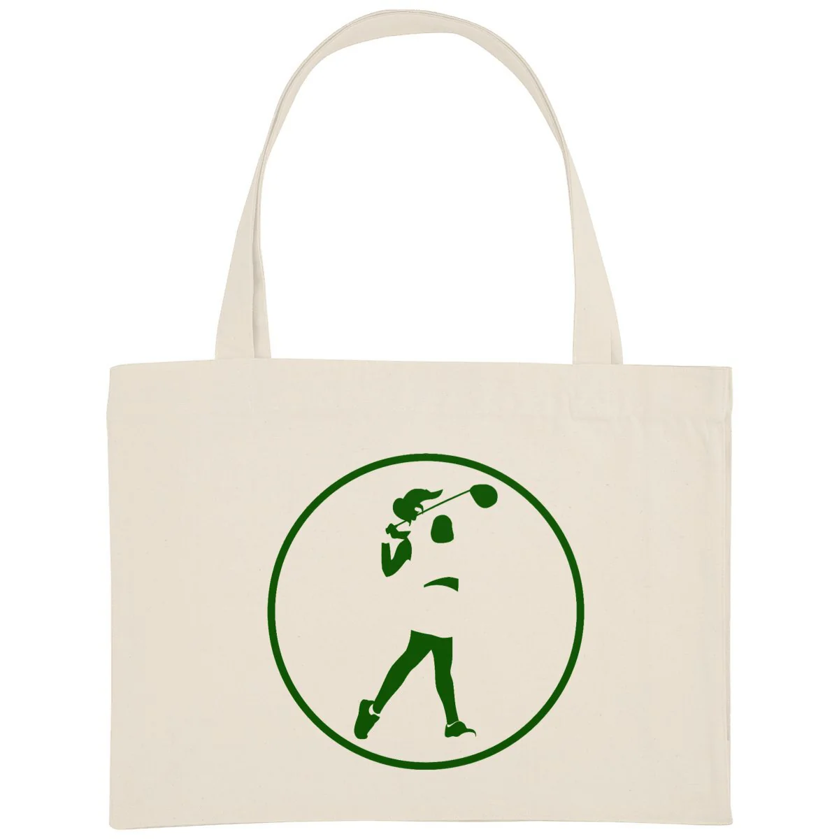 Grand Shopping bag - Épais - Coton recyclé - 49 x 37 cm - Golf W