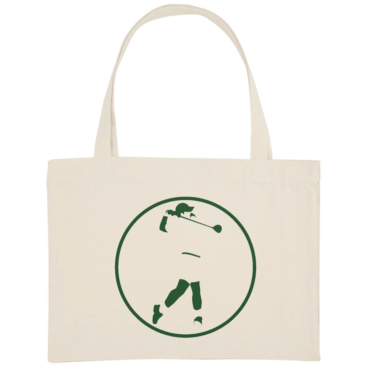 Grand Shopping bag - Épais - Coton recyclé - 49 x 37 cm - Golf H
