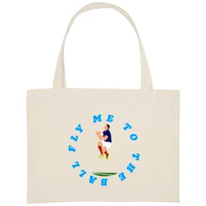 Grand Shopping bag - Épais - Coton recyclé - 49 x 37 cm - Fly me to the ball