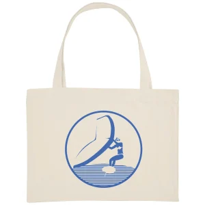 Grand Shopping bag - Épais - Coton recyclé - 49 x 37 cm - Wingfoil W
