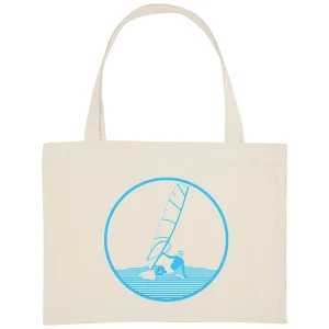 Grand Shopping bag - Épais - Coton recyclé - 49 x 37 cm - Funboard H