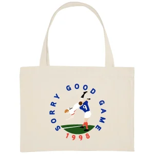 Grand Shopping bag - Épais - Coton recyclé - 49 x 37 cm - Sorry good game