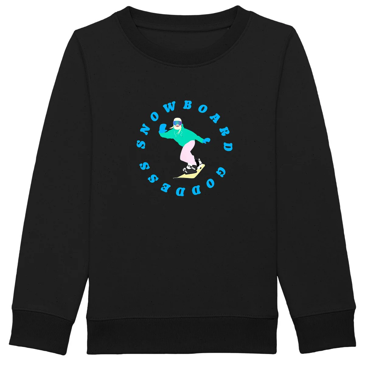 Sweatshirt Enfant - Fille - Épais - Snowboard goddess – Image 4