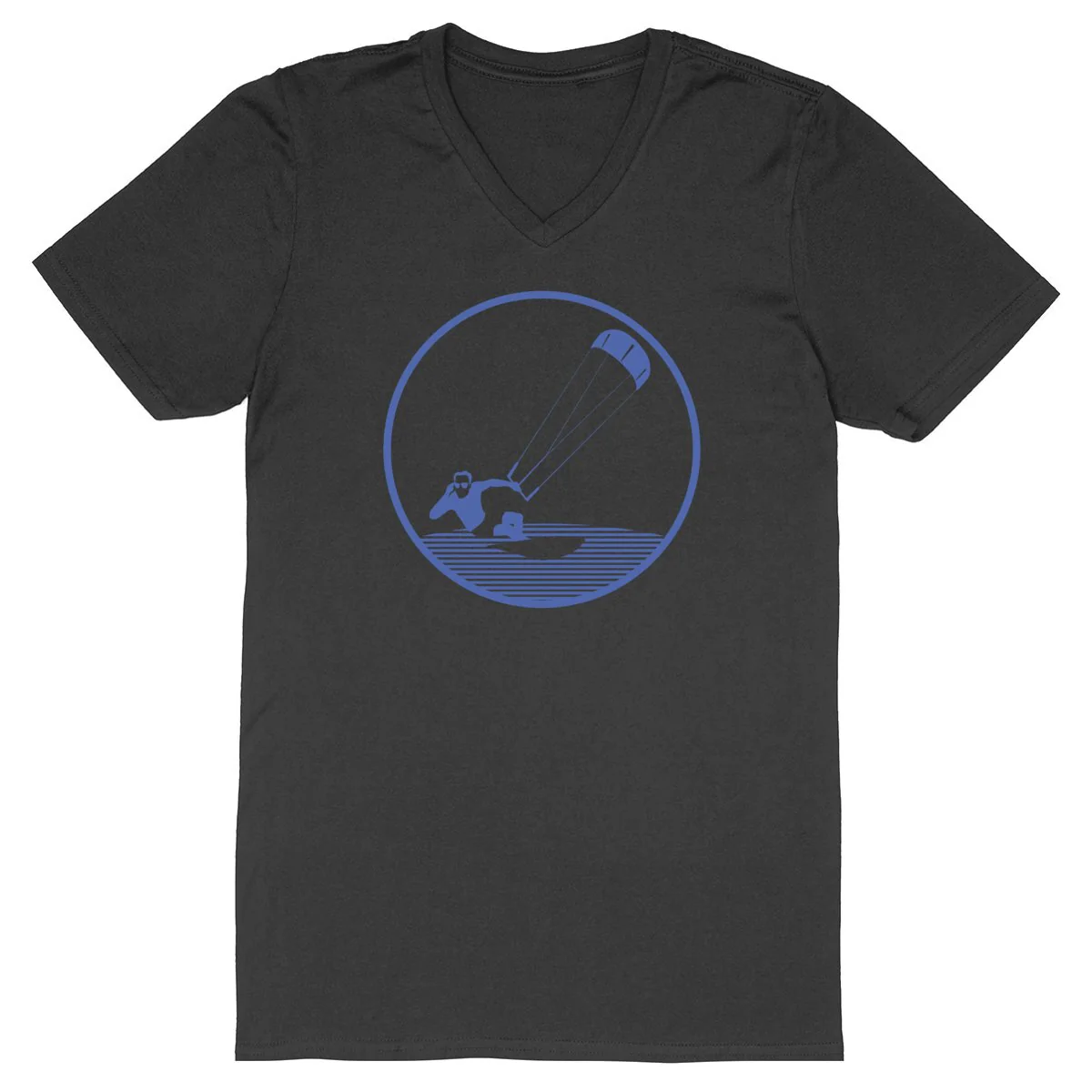 T-shirt Homme - Col V - 100% Coton Bio - Kitesurf H – Image 3