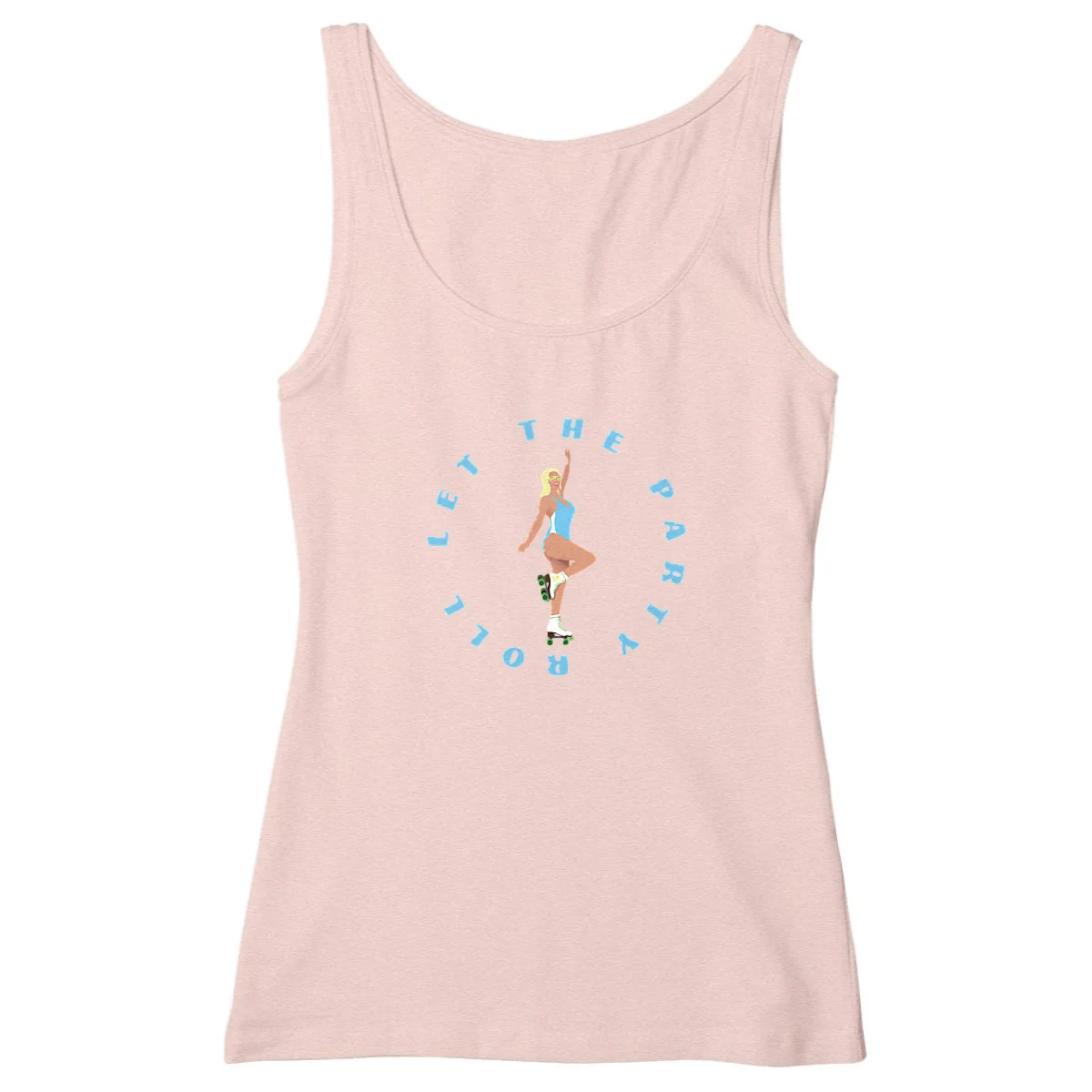 Débardeur Femme - Cintré - 100% Coton BIO - Let the party roll – Image 4