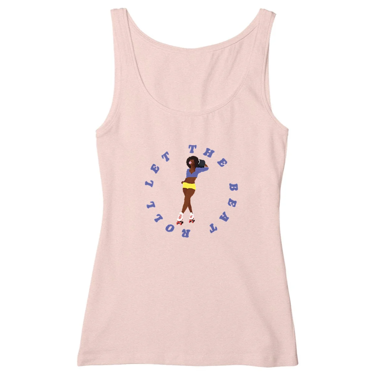 Débardeur Femme - Cintré - 100% Coton BIO - Let the beat roll – Image 4