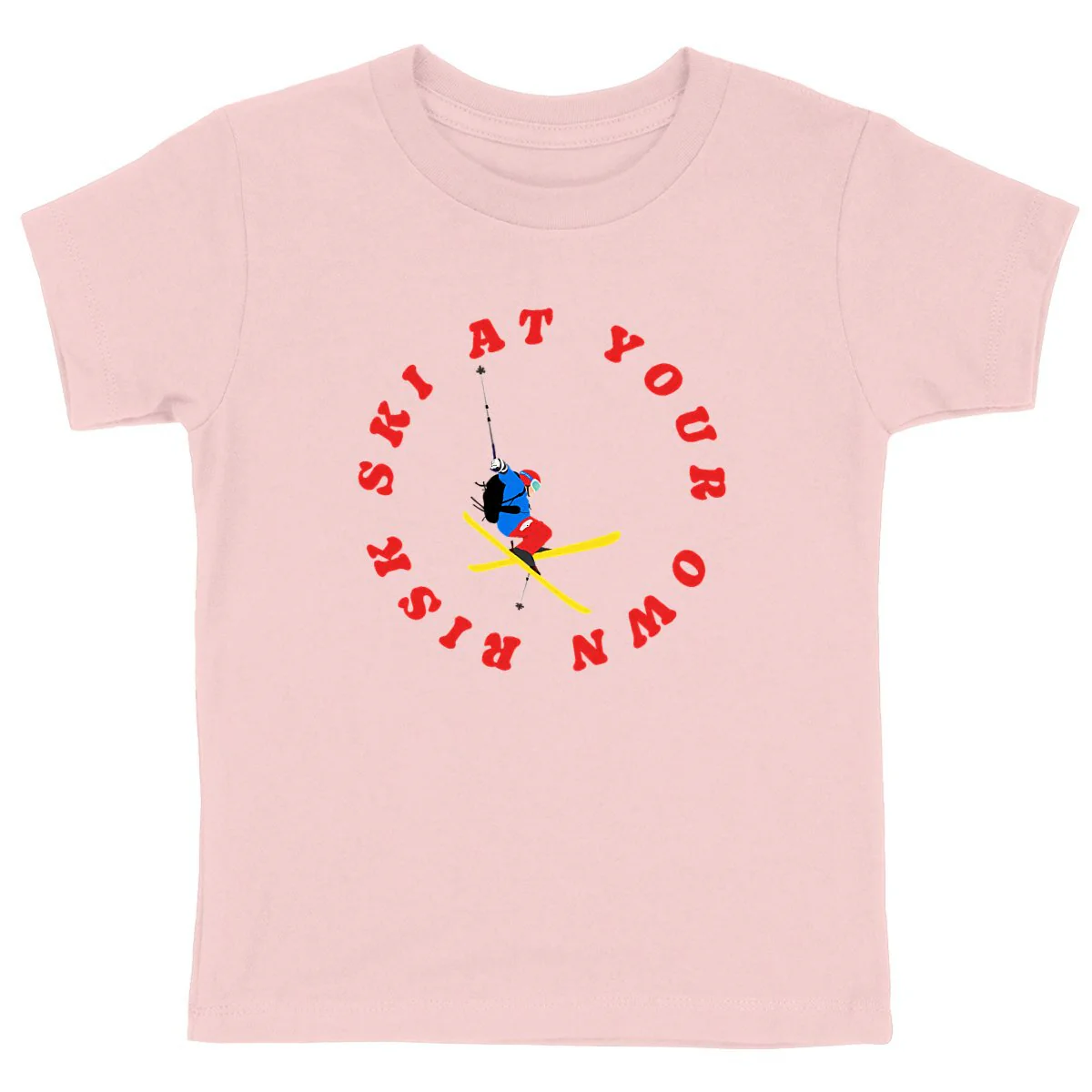 T-shirt Enfant - Garçon - 100% Coton BIO - Ski at your own risk – Image 6
