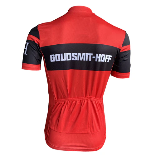 Maillot de cyclisme Rétro Goudsmit-Hoff - ROUGE – Image 2