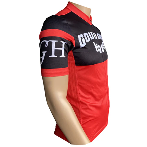 Maillot de cyclisme Rétro Goudsmit-Hoff - ROUGE – Image 3