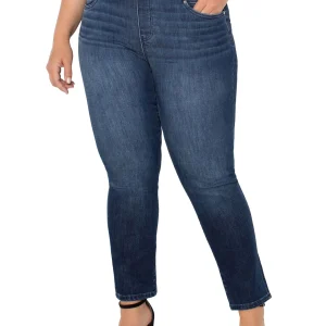 Jeans à enfiler Gia Glider Taille Plus - Warner Lake