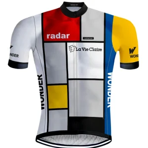 Maillot de Cyclisme rétro La Vie Claire Multicolore - REDTED