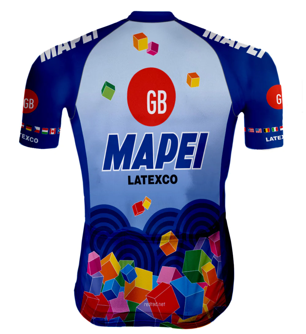 Maillot de cyclisme rétro MAPEI - REDTED – Image 2