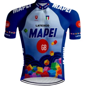 Maillot de cyclisme rétro MAPEI - REDTED