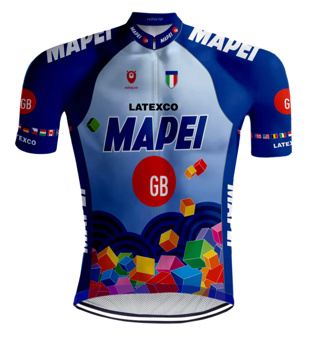 Maillot de cyclisme rétro MAPEI - REDTED