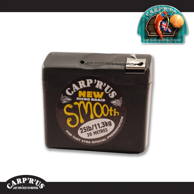 Carp'r'us - tresse lisse - (20 m) Renforcement: 15, 25, 45 lb