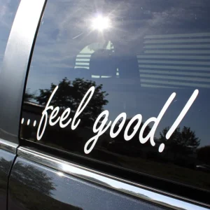 Autocollant "... se sentir bien!" - 50 cm