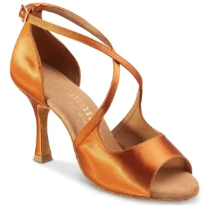 Chaussures Rummos - R545 Dark tan satin