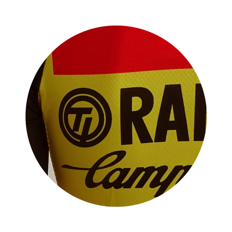 Maillot de cyclisme rétro TI-Raleigh - Rouge – Image 3