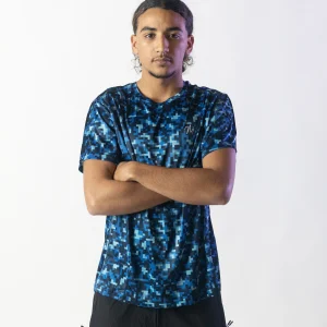 T-shirt de Sport Respirant Bleu – Modèle Bogota