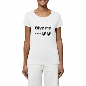 T-shirt léger - Femme - Give me more chat chat