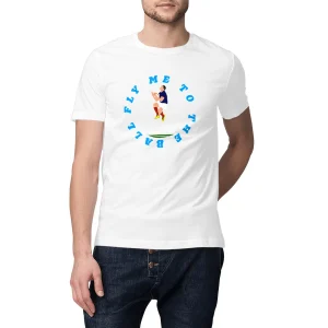 visual_Blanc_1112425479_c5efcd21-593f-4f4c-9708-9fcca2cdc250.jpgv1693477606 T-shirt Homme - Épais - 100% Coton Bio - Fly me to the ball