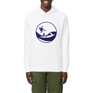 Sweatshirt à capuche Homme - Poches latérales - Coton BIO - Stand Up Paddle H