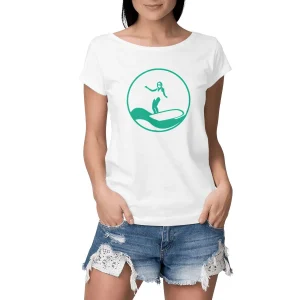 visual_Blanc_1886922373_c8e225d2-0f7c-48b0-b940-f88acfd1382a.jpgv1693336691 T-shirt Femme - Manches retroussées - 100% Coton BIO - Surf W