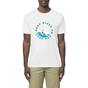 T-shirt Homme - Léger - 100% Coton BIO- Baby rider on the spot