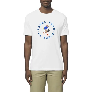 T-shirt Homme - Léger - 100% Coton BIO - Padel Team La Baule