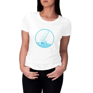 T-shirt Femme - Coupe cintrée - 100% Coton BIO - Funboard W