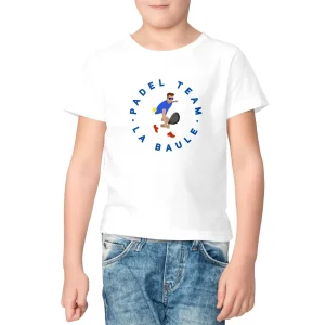 T-shirt Enfant - Garçon - 100% Coton BIO - Padel Team La Baule