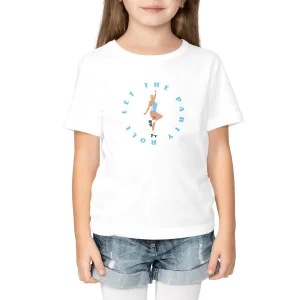 T-shirt Enfant - Fille - Coton bio - Let the party roll