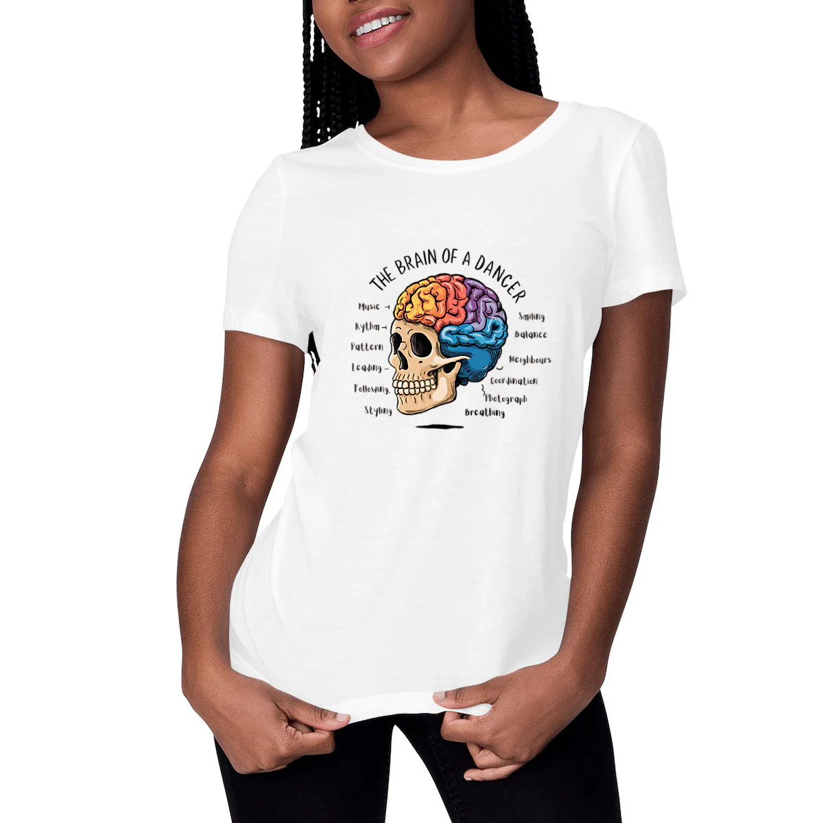T-shirt premium - Femme - Brain