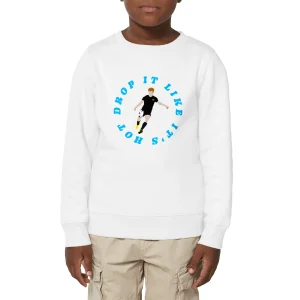 visual_Blanc_4035837523_4420318f-4512-4c58-b8b5-3590e0dd4ae4.jpgv1693571470 Sweatshirt Enfant - Garçon - Épais - Coton BIO - Drop it like it's hot